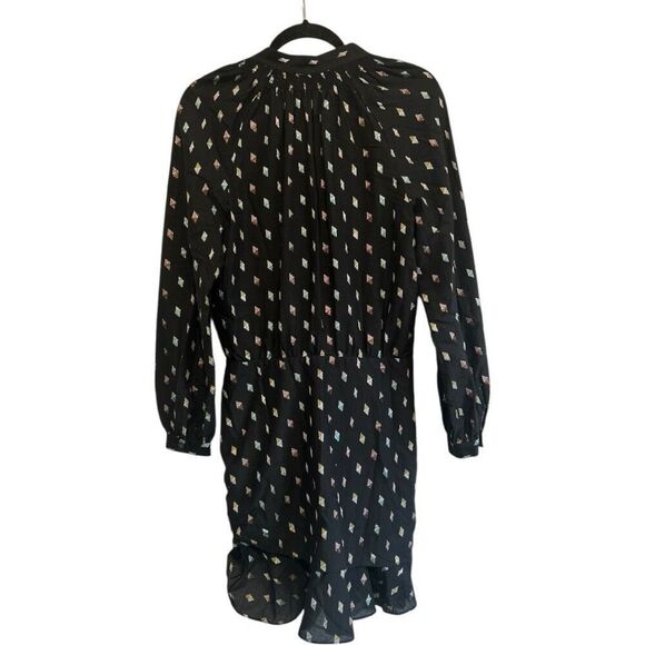 Veronica Beard Alia Ruched Pastel Metallic Mini Dress Size 2 Multicolored Whimsy - Picture 9 of 14